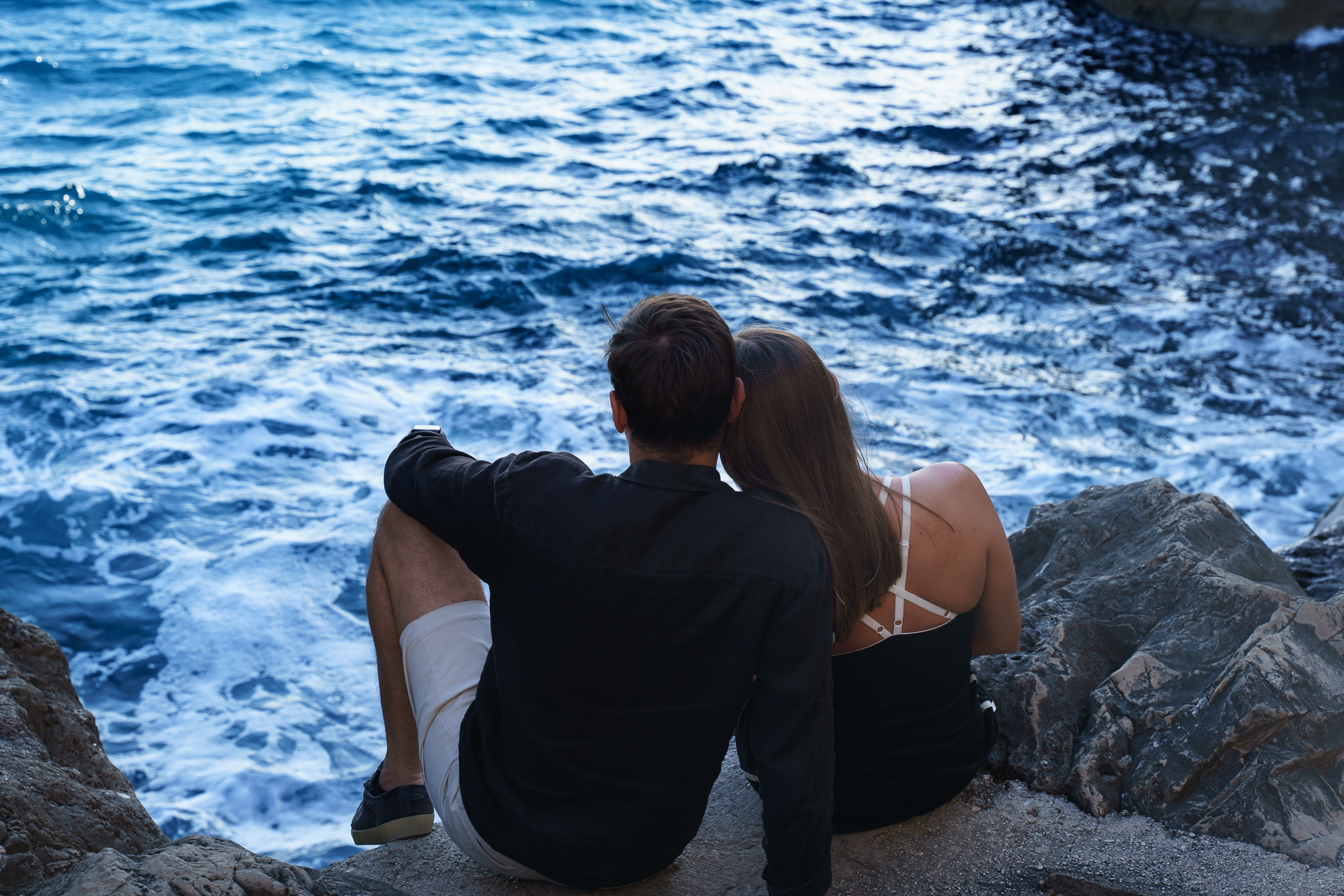 Steve and Jade by the ocean
